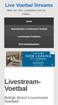 Mobile Screenshot of livestream-voetbal.nl